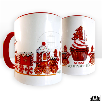 TASSE „Süße Weihnachten 01“ | Glühweintasse | Kaffeetasse | Teetasse | Becher