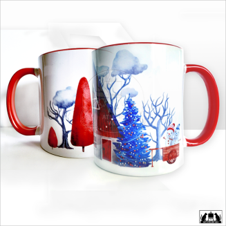TASSE „WINTERDORF“ | Glühweintasse | Kaffeetasse | Teetasse | Becher